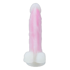 Aurora - 7.3 Inch Glow In The Dark Dildo - Silicone Dildo