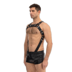 Prowler RED Butch Body Harness Black