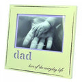 Lasergravur mit Aufschrift "Dad"