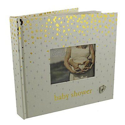 Beautiful Bambino Gold Dots "Baby Shower" 6" x 4" Slip in Photo Album