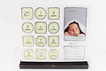My First Year Photoframe Record new baby arrival gift display