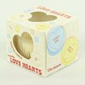 LOVE HEARTS 85g GLASS JAR SCENTED CANDLE SCENT CANDLES VERY VANILLA NEW