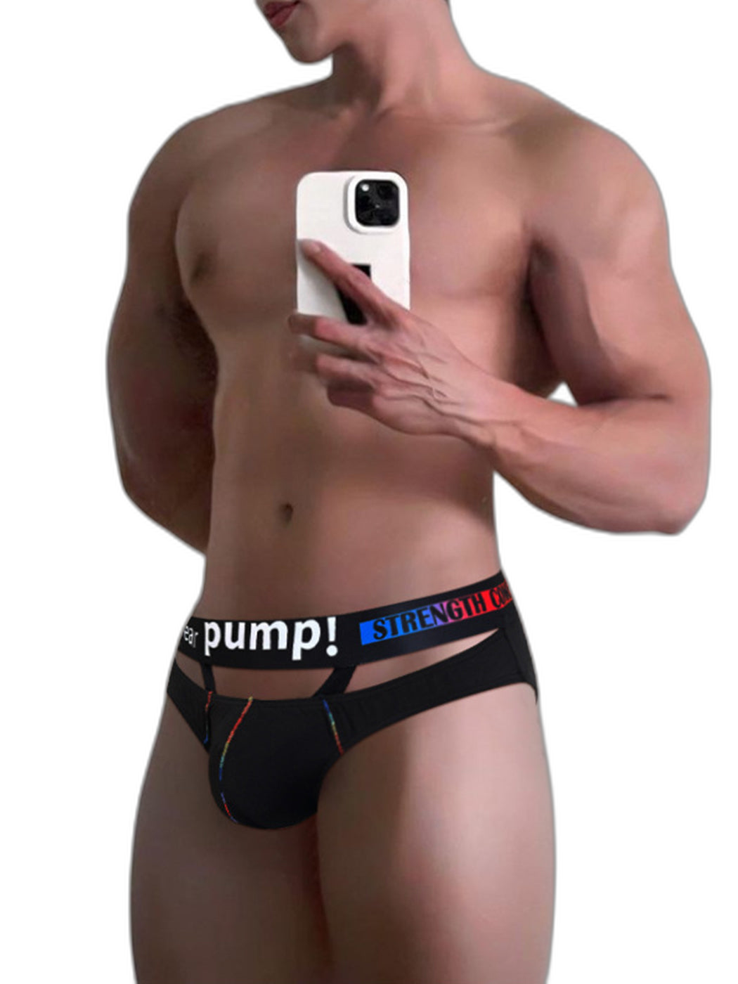 2 Pack Men’s Sexy Low-rise Garter Briefs