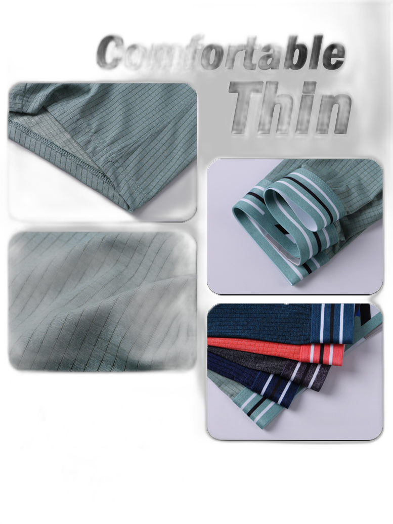 2 Pack Separated Pouch Comfy Mens Boxer Briefs
