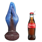 Mystique - 8.2 Inch Blue Fist Dildo - Silicone Anal Toy