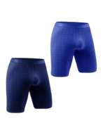 2 Pack Men’s Front Pouch Mesh Boxer Briefs