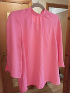 WOMEN'S CHELSEA GIRL RIVER ISLAND PINK BLOUSE TOP (14UK)