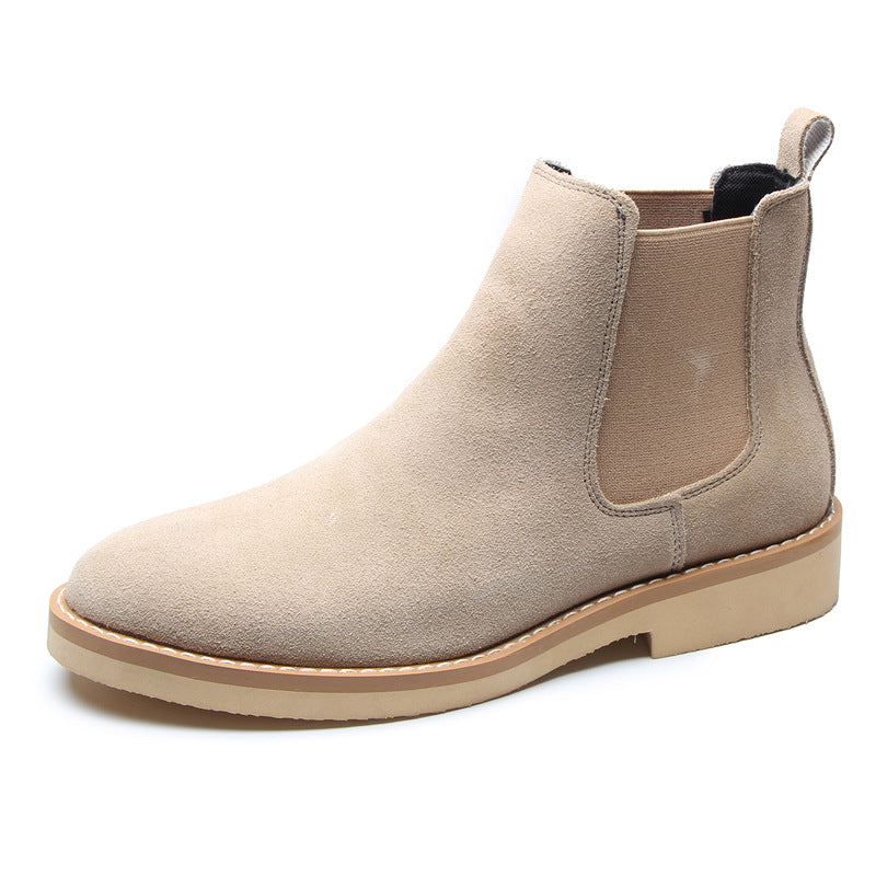 British all-match Martin boots  boots men's short boots frosted