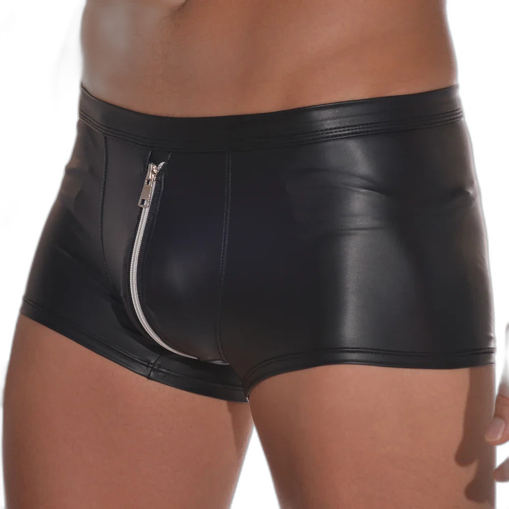 Latex Zip Fetish Boxers