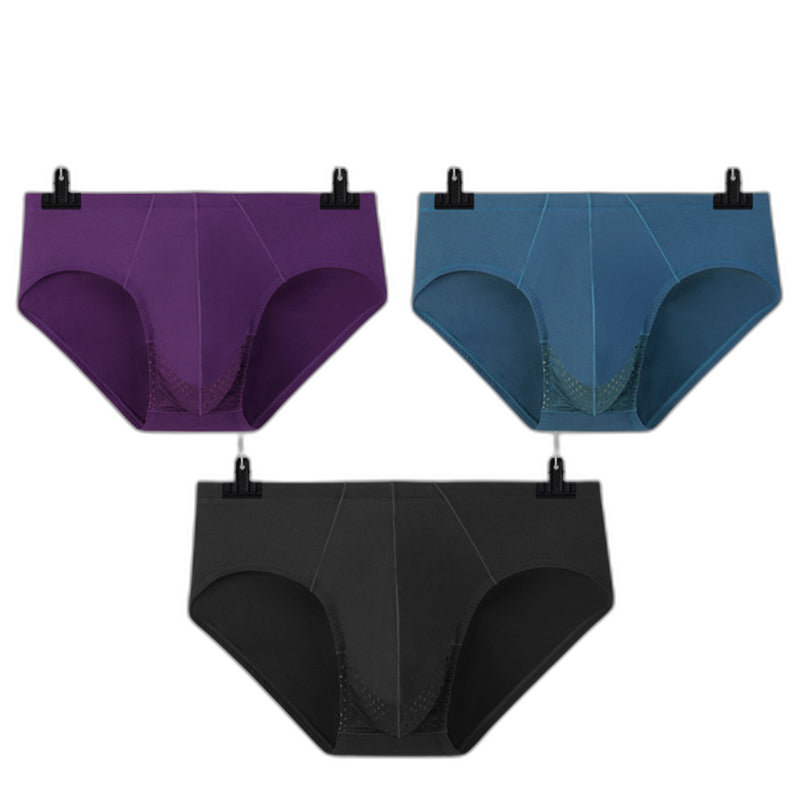 Mens Modal Ball Pouch Breathable Briefs