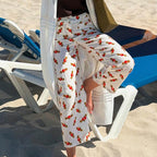 Women's Casual Pants With A Unique Lobster Print