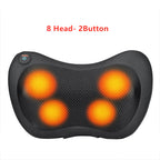 Neck Massager Home Car Neck Cervical Massage Electric Multifunctional Massage Pillow Waist Back Relaxation Device