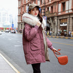 Mid-Length Casual Women's Cotton Coat