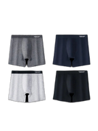 4 Pack Anti-Chafing High Elasticity Sports Boxer Briefs
