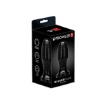 Prowler RED Ribbed Butt Plug Black