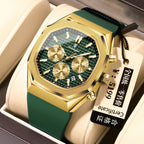 Multifunctional Six-pin Calendar Men's Watch Large Dial