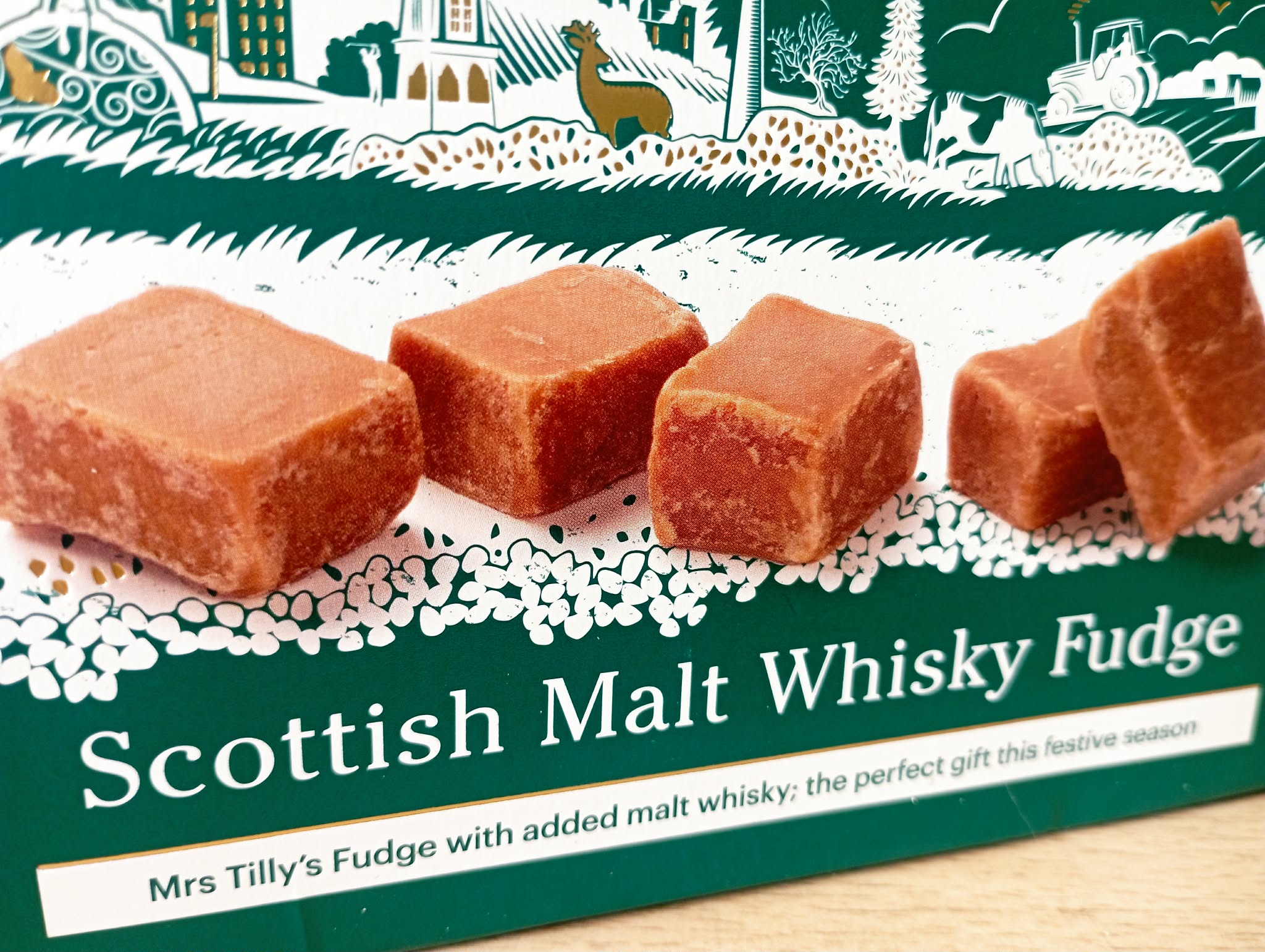 SCOTTISH MALT WHISKEY FUDGE 400G