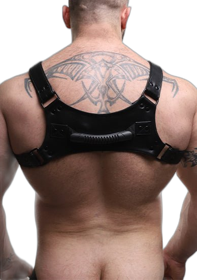 ruff GEAR Leather Bulldog Action Harness