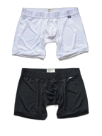 2 Pack Men's Trendy Breathable Ice Silk Boxer Briefs