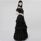 Victoria's Gorgeous Flocked Lace Maxi Dress