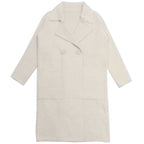 New Women's Mid-length Mink Velvet Coat Cardigan Loose Coat