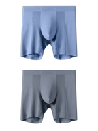 2 Pack Men’s Long Athletic Boxer Briefs