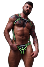 Breedwell Hybred Body Harness Neon Green