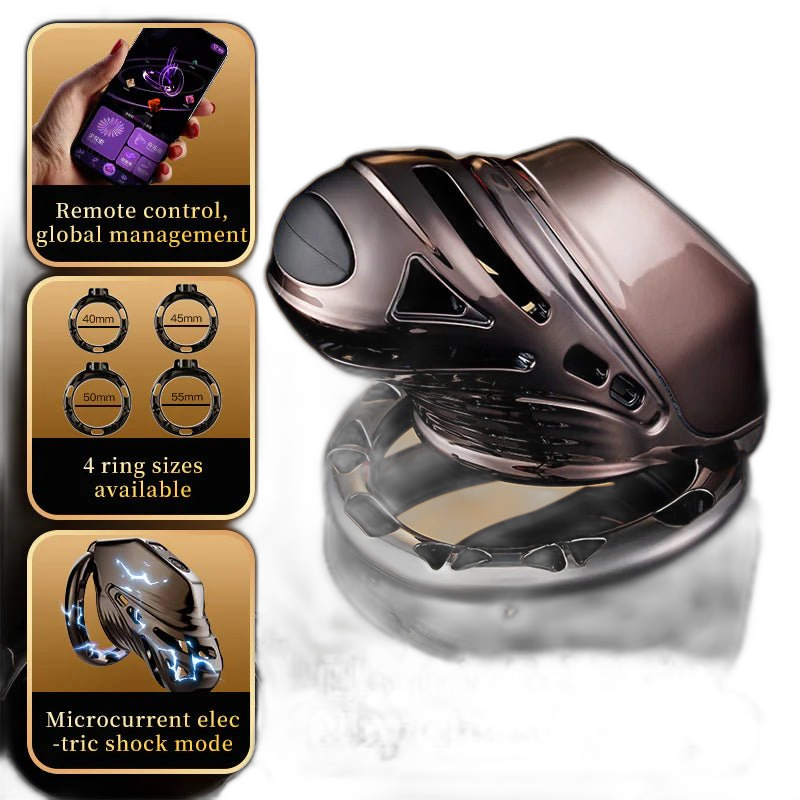 App Controlled Shock Chastity Cage
