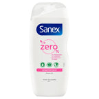 6 x Sanex Zero% Hypoallergenic Sensitive Shower Gel 225Ml