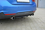 Maxton Design - CENTRAL REAR SPLITTER (VERTICAL BARS) BMW 4 F32 M-SPORT (2013-2016)