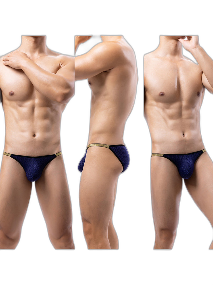 3 Pack Men's Sexy Low-Rise Hip-Lifting Briefs