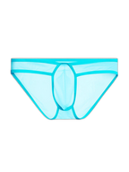 2 Pack Men's Ice Silk Breathable Sexy Low-Rise Anti-Odor Briefs