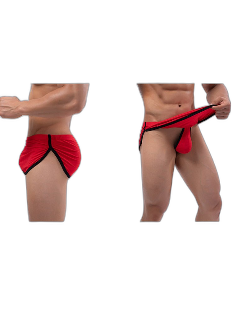 3 Pack Men's Breathable Mesh Full Coverage Trendy Design Soft Boxers
