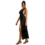 Chic Neck-Hanging Backless Bodycon Dress