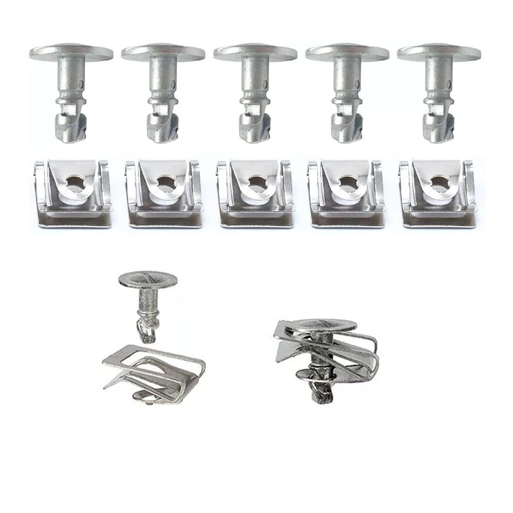 VAG Engine Undertray Fastener Kit - Turn Screws & Speed Nuts for Splash Shield 8D0805960