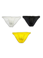 3-pack Men's Low-rise Sexy Mesh Lace Briefs
