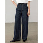 Women's Vintage High Waist Straight Leg Jeans