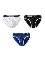 3 Pack Men's Low-Rise Cotton Briefs