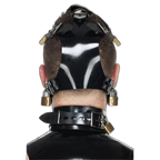 Vilain Garçon Heavy Rubber Locking Head Harness Muzzle