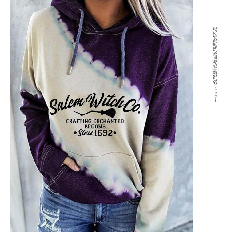 Korean style graffiti solid color loose pullover sweater