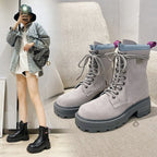 Female British Style Martin Boots
