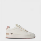 Mallet GRFTR Low Trainers Women’s White Pink Leather Sneakers