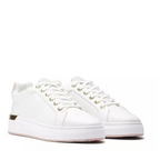Mallet GRFTR Low Trainers Women’s White Pink Leather Sneakers