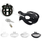Breathable Mesh Chastity Cage With 4 Ring Sizes