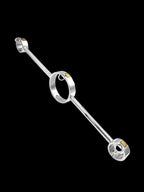Stainless Steel Integrated Hand-and-Neck Restraints with Recessed Padlocks