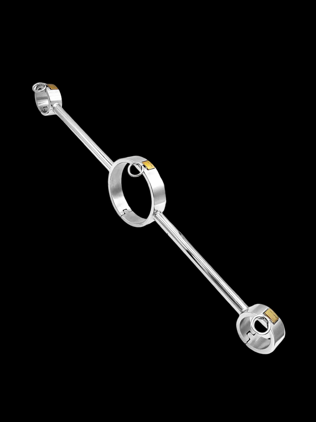 Stainless Steel Integrated Hand-and-Neck Restraints with Recessed Padlocks