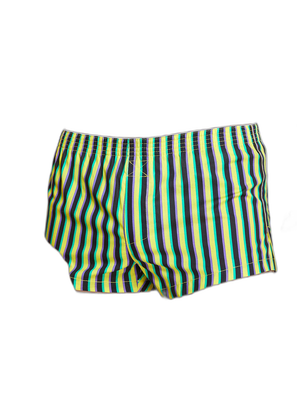 Men's Color Stripes Boxers With Fly
