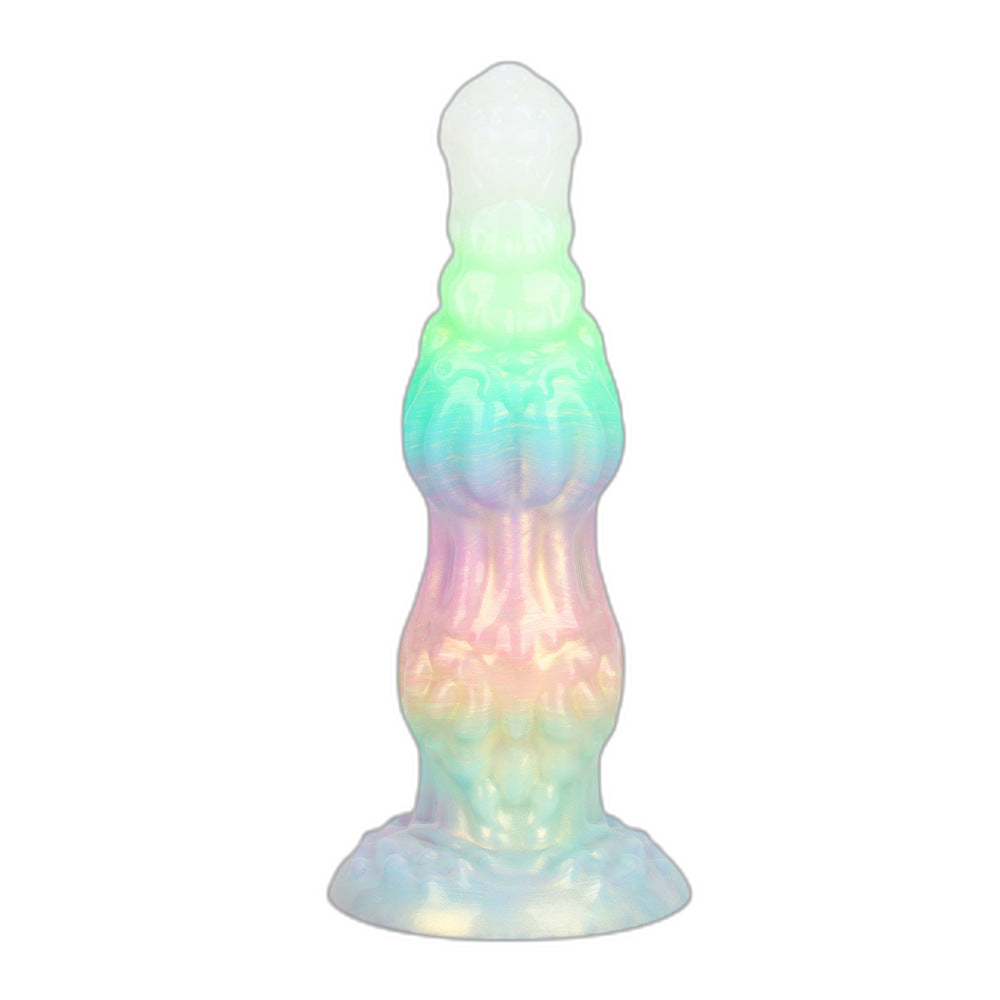 WistKnot – Glow-in-the-Dark Vibrating Dildo with Dog Knot Design