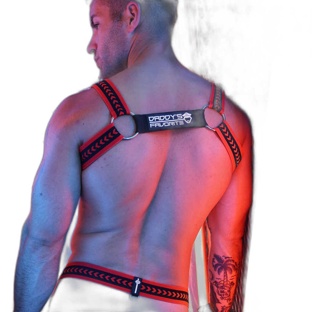 Breedwell Daddys Favourite Bulldog Harness Red