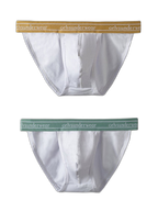 2 Pack Men's U-Pouch Gym Fitness Breathable Cotton Briefs